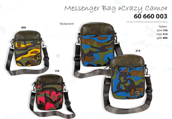 Messenger Bag Crazy Camo